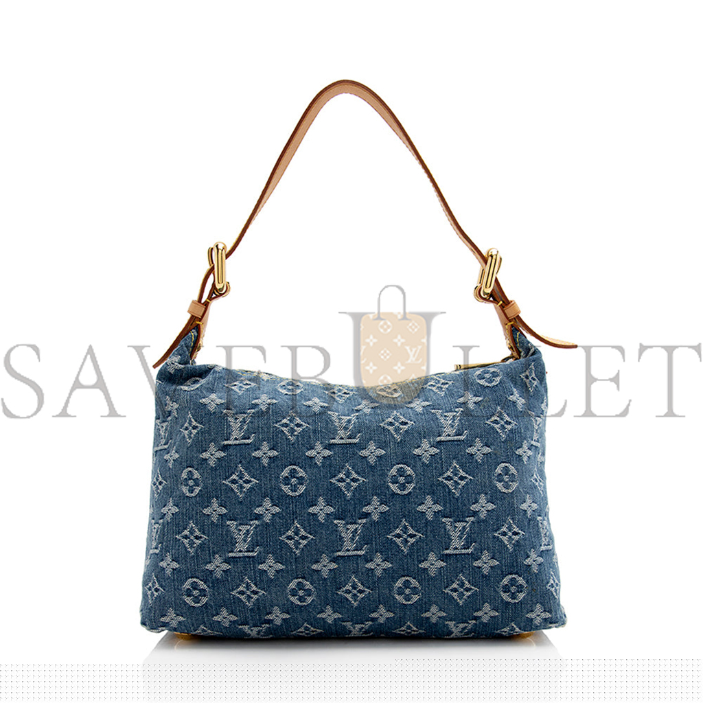 l**is V*t*n monogram denim baggy pm shoulder bag m44464 (30*19*10cm)